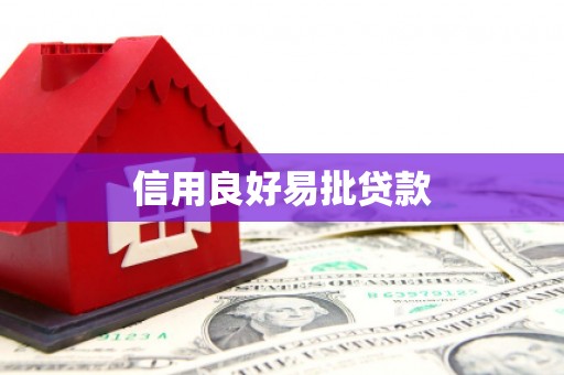 西双版纳信用良好易批贷款