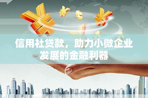 西双版纳信用社贷款，助力小微企业发展的金融利器