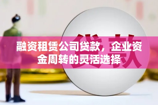 西双版纳融资租赁公司贷款，企业资金周转的灵活选择