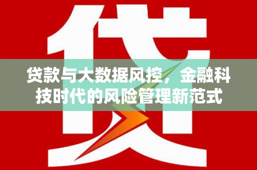 西双版纳贷款与大数据风控，金融科技时代的风险管理新范式