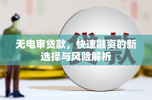 西双版纳无电审贷款，快速融资的新选择与风险解析