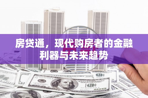 西双版纳房贷通，现代购房者的金融利器与未来趋势