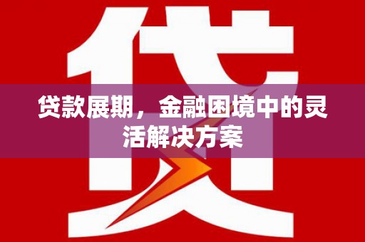 西双版纳贷款展期，金融困境中的灵活解决方案
