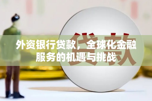 西双版纳外资银行贷款，全球化金融服务的机遇与挑战