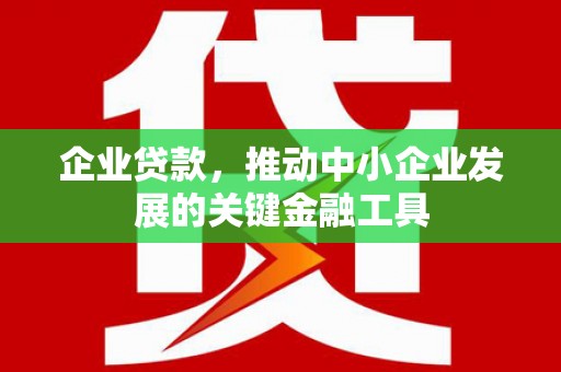 西双版纳企业贷款，推动中小企业发展的关键金融工具