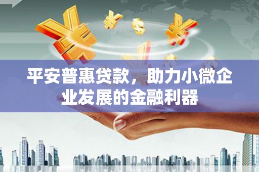 西双版纳平安普惠贷款，助力小微企业发展的金融利器