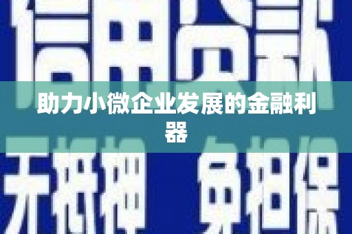 西双版纳助力小微企业发展的金融利器