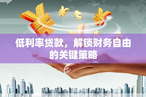 西双版纳低利率贷款，解锁财务自由的关键策略