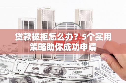 西双版纳贷款被拒怎么办？5个实用策略助你成功申请
