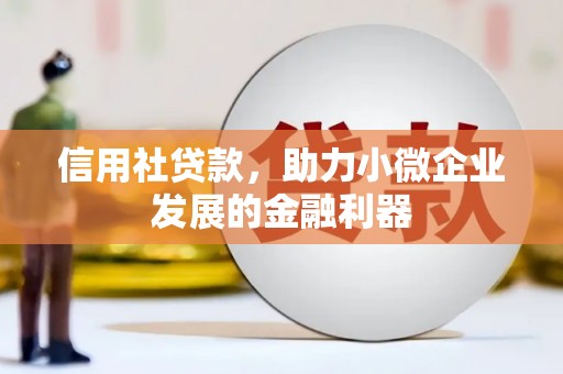 西双版纳信用社贷款，助力小微企业发展的金融利器