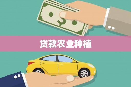 西双版纳贷款农业种植