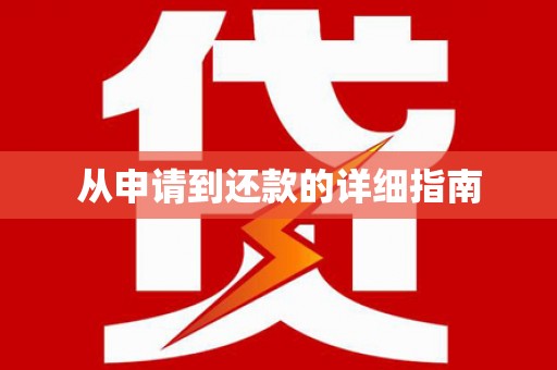 西双版纳从申请到还款的详细指南