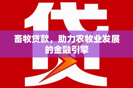 西双版纳畜牧贷款，助力农牧业发展的金融引擎